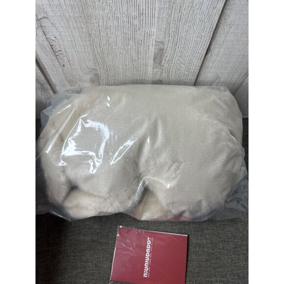 Fluffy Plush Bunny Stuffed Weighted Animal Toy 18" 3.5 Lbs By NiuNiuDaddy - Picture 4 of 10